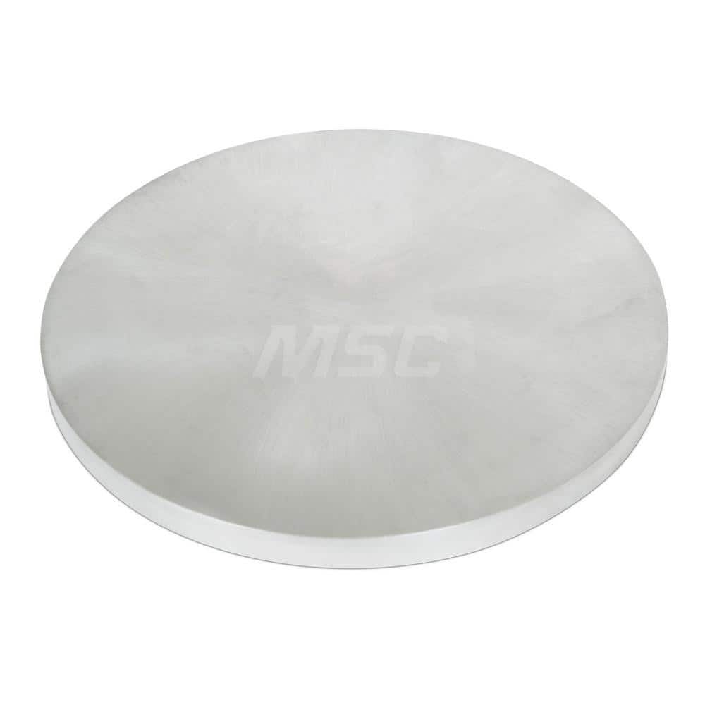Aluminum Round Precision Sized Plate: Precision Ground, 12″ Long, 12″ Wide, 3/4″ Thick, Alloy 6061