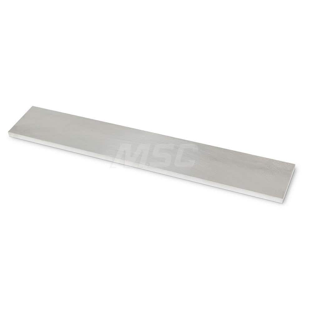 Aluminum Precision Sized Plate: Precision Ground, 12″ Long, 2″ Wide, 3/8″ Thick, Alloy 2024