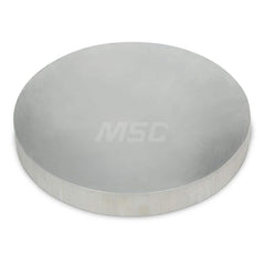 Aluminum Round Precision Sized Plate: Precision Ground, 8″ Long, 8″ Wide, 1″ Thick, Alloy 6061