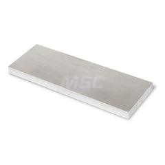 Aluminum Precision Sized Plate: Precision Ground, 12″ Long, 4″ Wide, 3/4″ Thick, Alloy 6061