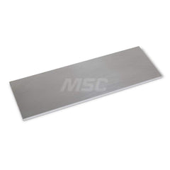 Aluminum Precision Sized Plate: Precision Ground, 12″ Long, 4″ Wide, 3/8″ Thick, Alloy 2024