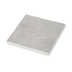 Aluminum Precision Sized Plate: Precision Ground, 3″ Long, 3″ Wide, 3/8″ Thick, Alloy 6061