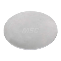 Aluminum Round Precision Sized Plate: Precision Ground, 10″ Long, 10″ Wide, 3/8″ Thick, Alloy 6061