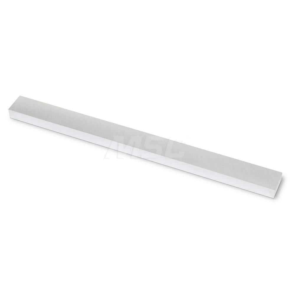 Aluminum Precision Sized Plate: Precision Ground, 12″ Long, 0.5″ Wide, 1″ Thick, Alloy 6061