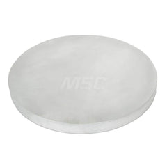Aluminum Round Precision Sized Plate: Precision Ground, 10″ Long, 10″ Wide, 1-1/2″ Thick, Alloy 6061