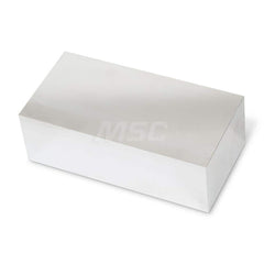 Aluminum Precision Sized Plate: Precision Ground & Milled, 6″ Long, 3″ Wide, 2″ Thick, Alloy 6061