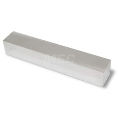 Aluminum Precision Sized Plate: Precision Ground & Milled, 12″ Long, 2″ Wide, 2″ Thick, Alloy 6061