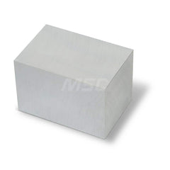 Aluminum Precision Sized Plate: Precision Ground & Milled, 3″ Long, 2″ Wide, 2″ Thick, Alloy 6061