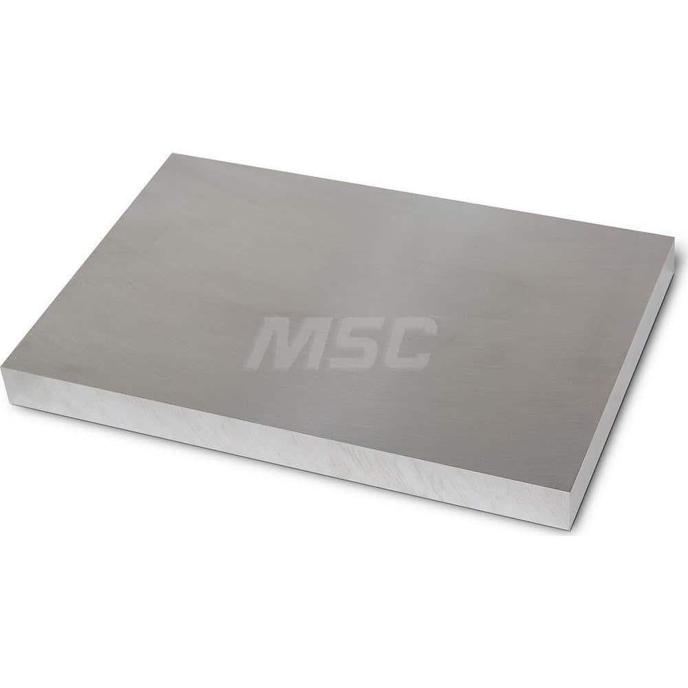 Aluminum Precision Sized Plate: Precision Ground & Milled, 12″ Long, 8″ Wide, 1-1/2″ Thick, Alloy 6061