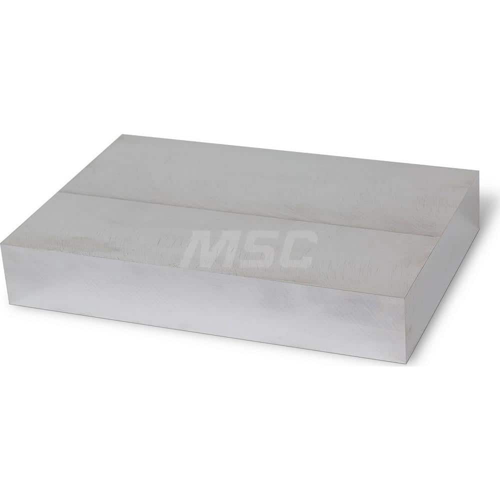 Aluminum Precision Sized Plate: Precision Ground & Milled, 12″ Long, 8″ Wide, 2″ Thick, Alloy 6061