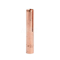 TIG Torch Collets & Collet Bodies; Product Type: Collet; Hole Diameter: 0.1250; Material: Copper Alloy; For Use With: 9/20 TIG Torches using 1/8″ Tungsten Electrodes