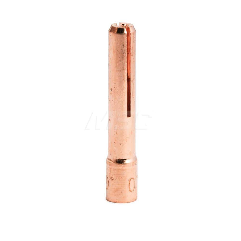 TIG Torch Collets & Collet Bodies; Product Type: Collet; Hole Diameter: 0.0400; Material: Copper Alloy; For Use With: 9/20 TIG Torches using .040″ Tungsten Electrodes