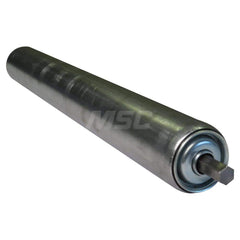 Roller Skids; Roller Material: Galvanized Steel; Load Capacity: 270; Color: Chrome; Finish: Natural; Compatible Surface Type: Smooth; Roller Length: 23.0000 in; Roller Width: 1.9000; Roller Height: 1.9000 in; Roller Diameter: 1.9000; Overall Height: 1.900