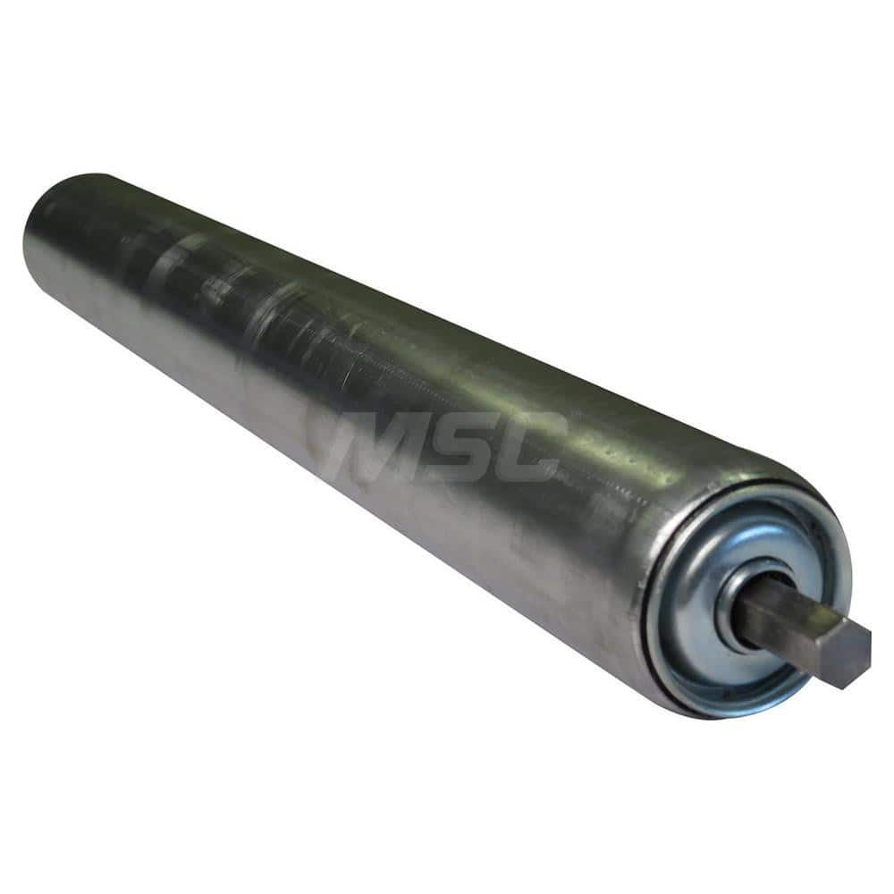 Roller Skids; Roller Material: Galvanized Steel; Load Capacity: 270; Color: Chrome; Finish: Natural; Compatible Surface Type: Smooth; Roller Length: 19.8750 in; Roller Width: 1.9000; Roller Height: 1.9000 in; Roller Diameter: 1.9000; Overall Height: 1.900