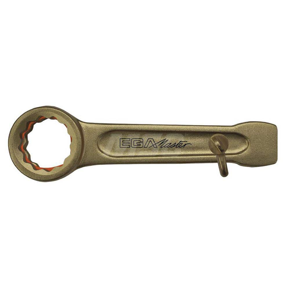 Box End Striking Wrench: 2-3/8″, 12 Point, Single End 270 mm OAL, Beryllium & Copper, Satin Finish