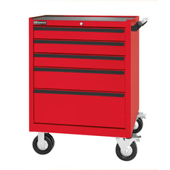 29″ 5-Drawer Maintenance Pro Roller Cabinet - Industrial Red