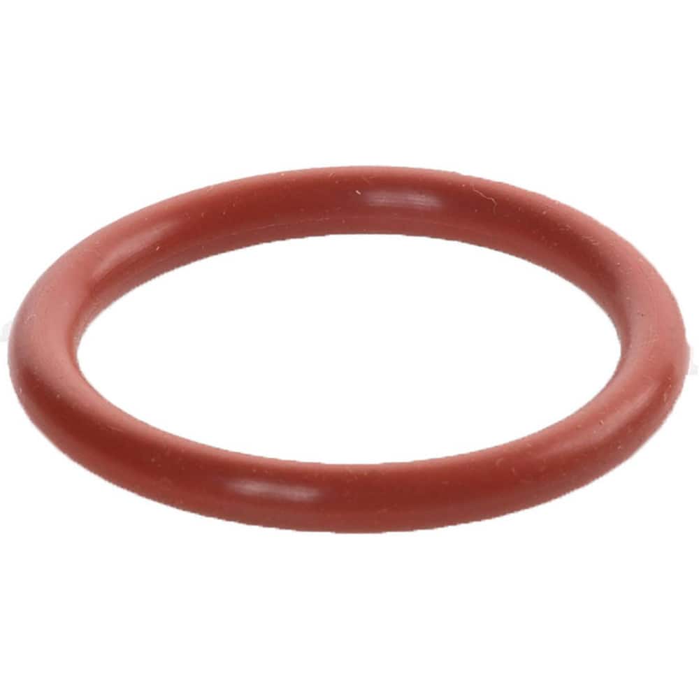 O-Ring: 2.975″ ID x 3.395″ OD, 0.21″ Thick, Dash 337, Silicone Round Cross Section, Shore 70, Red