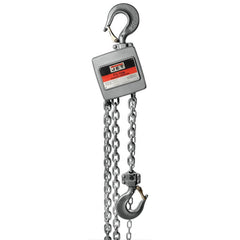 Manual Hoists-Chain, Rope & Strap; Hoist Type: Hand Chain Hoist with Overload Protection; Lift Mechanism: Chain; Work Load Limit: 1.5 Ton; Pull Capacity: 3300 lb; Maximum Lift Distance: 20 ft; Minimum Headroom: 13.8125 in