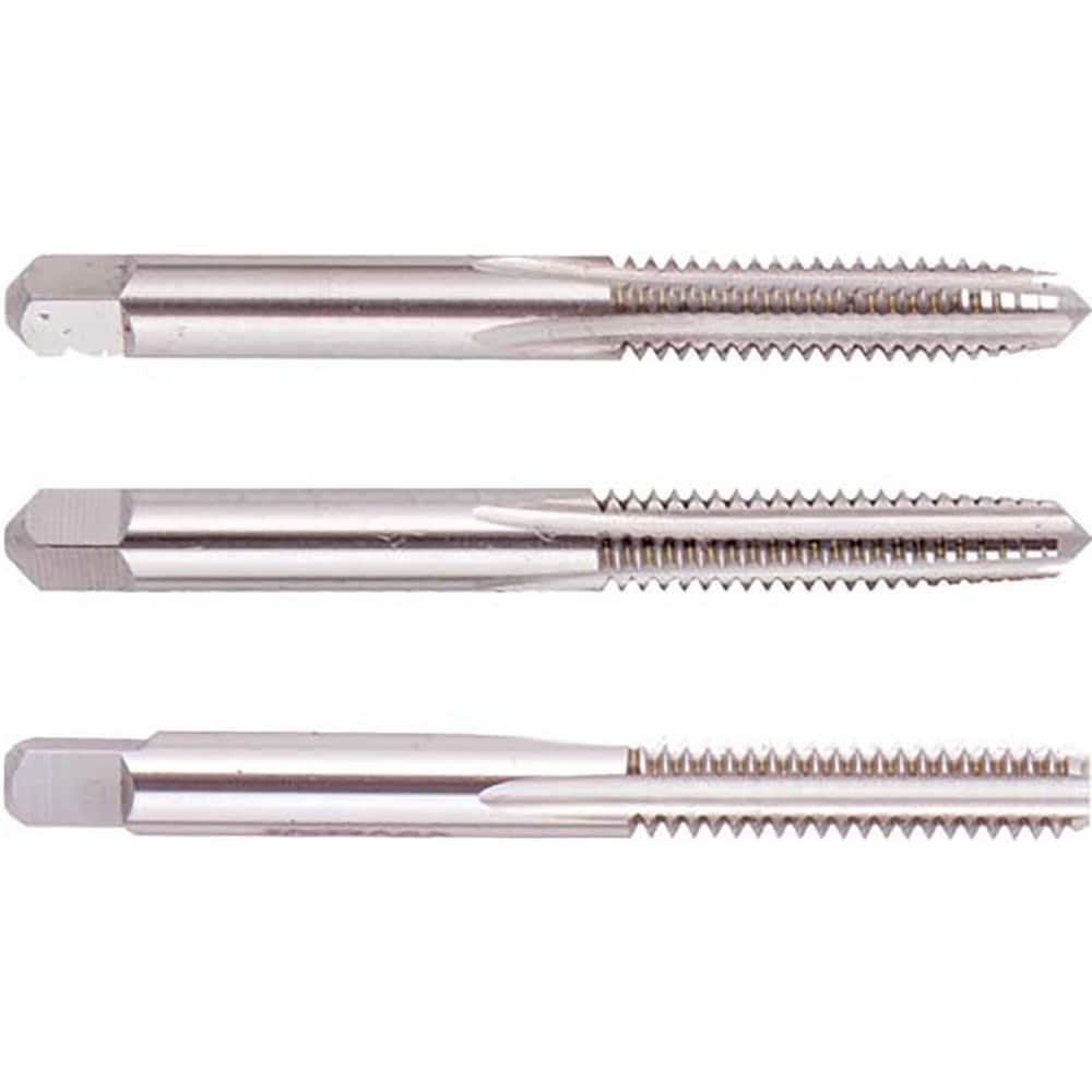 Tap Sets; Chamfer: Plug; Bottoming; Taper; Material: High Speed Steel; Thread Direction: Right Hand; Thread Limit: H3; Number Of Taps: 3; Thread Standard: UNC; Case Type: Plastic Case; Number Of Pieces: 3; Number Of Flutes: 4; Overall Length: 3.16