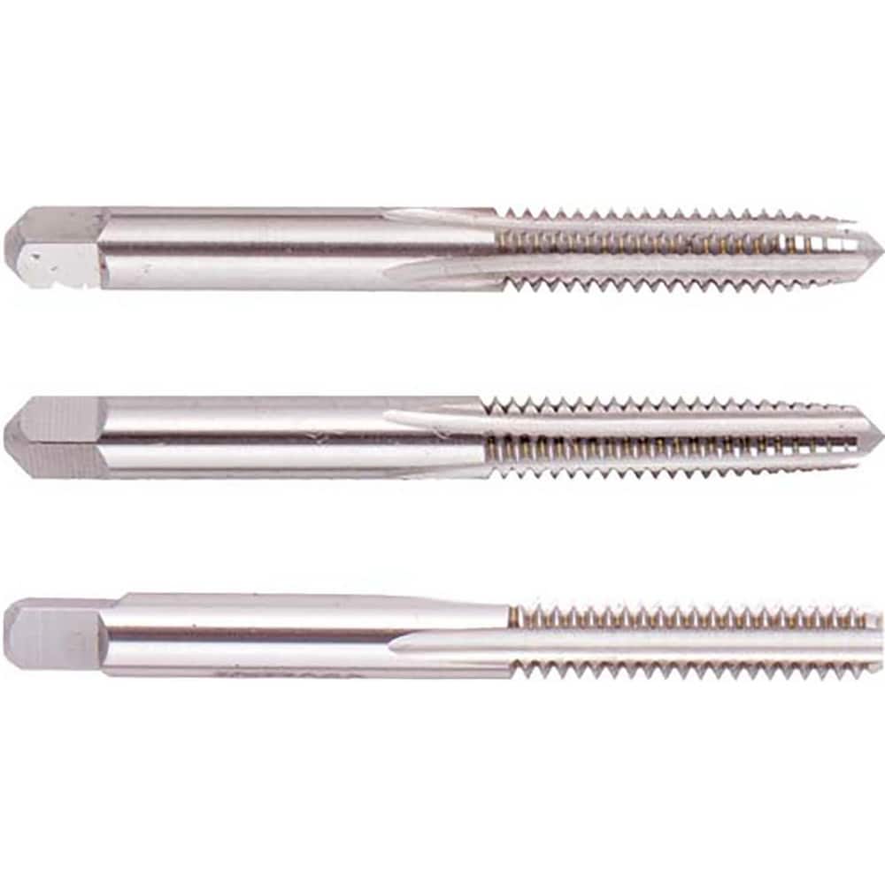 Tap Sets; Chamfer: Plug; Bottoming; Taper; Material: High Speed Steel; Thread Direction: Right Hand; Thread Limit: H2; Number Of Taps: 3; Thread Standard: UNC; Case Type: Plastic Case; Number Of Pieces: 3; Number Of Flutes: 4; Overall Length: 2.72