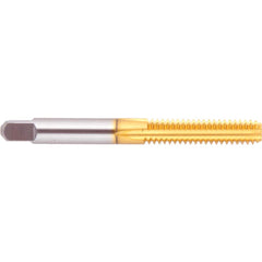 Straight Flutes Tap: 1-1/2, UNF, 6 Flutes, Bottoming, 3B, High Speed Steel, Tin Finish 3″ Thread Length, Right Hand, H4