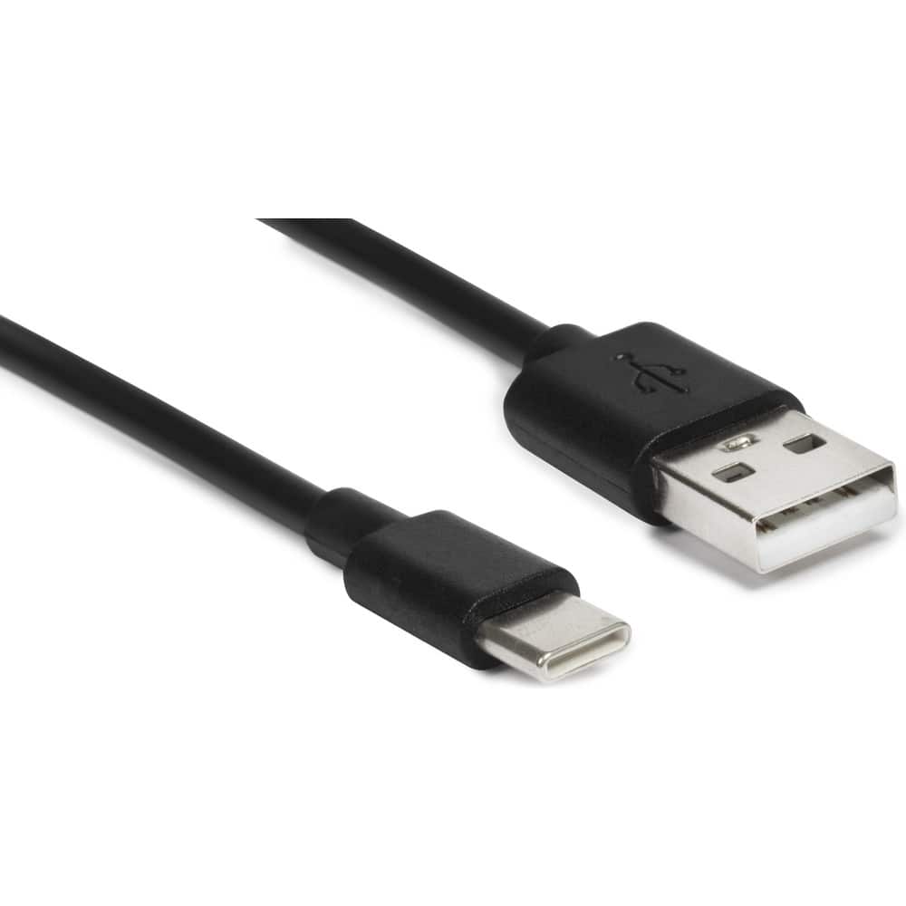 TESA TWIN-SURF USB A to USB C cable, 1 m