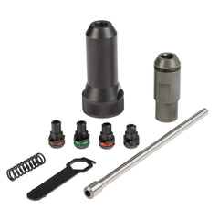 Power Riveter Accessories; Accessory Type: Lockbolt to Blind Rivet Kit; For Use With: Blind Riveting; Includes: (1) Blind Rivet Pusher Tube; (1) Blind Rivet Jaws; (1) Blind Rivet Pusher Tube Spring,; (1) Nose Piece Wrench; (1) Blind Rivet Outer Jaw Housin