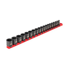 Socket Set: 19 Pc, 3/8″ Drive 12 Point, Manganese Phosphate Finish