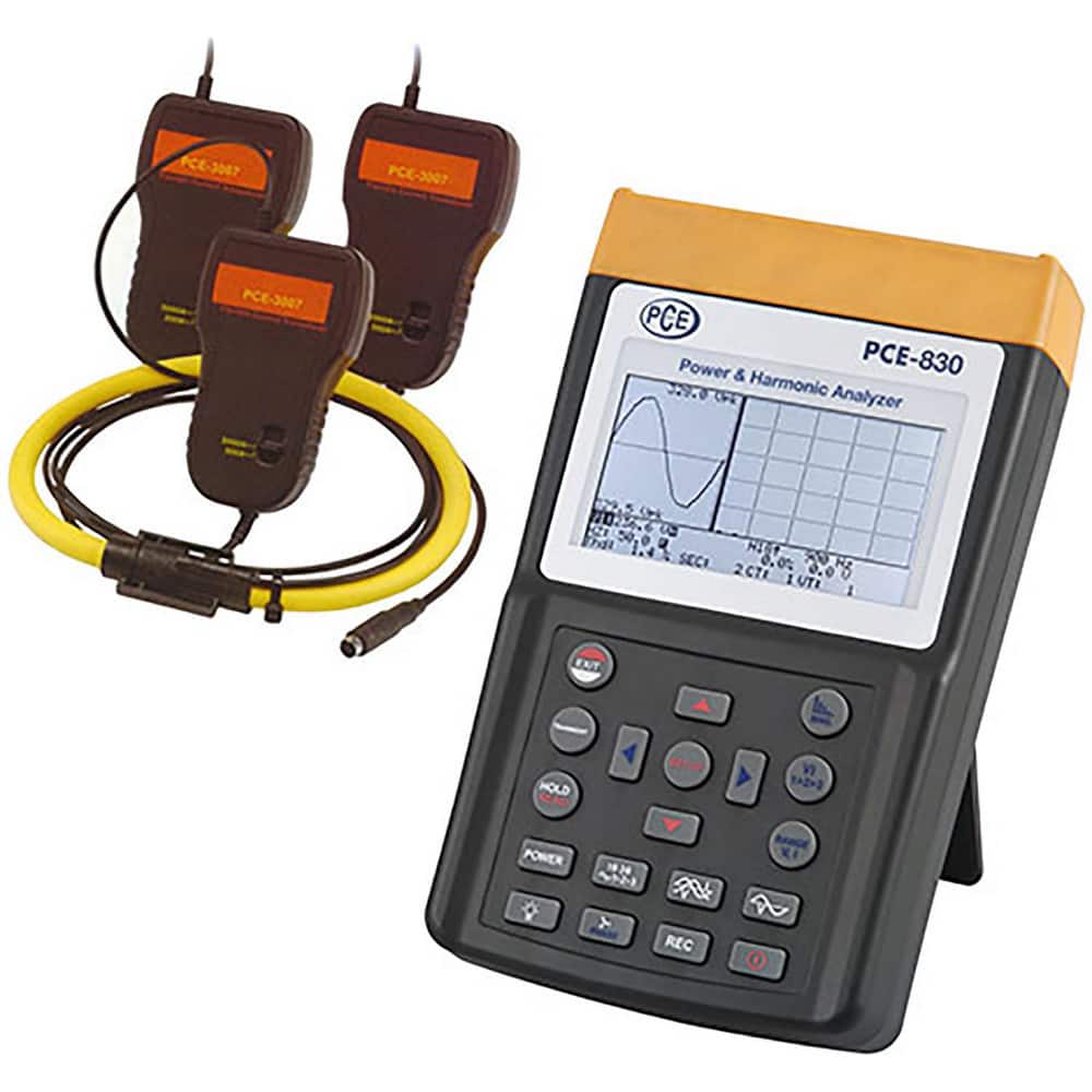 Power Meters; Meter Type: Power Quality Analyzer; Application: Power Meter; Maximum Current Capability (A): 3000.00; Maximum Solar Power Measurement: 1 kW; Power Factor: 1; Peak Capture: Yes; Storage: 512; Cat Rating: CAT III; Data Logging: Yes; Overall H