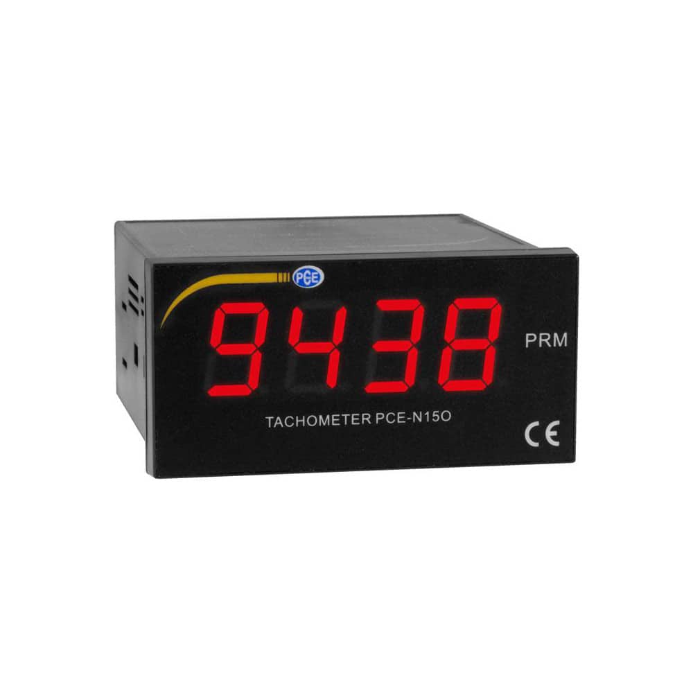 Tachometers; Tachometer Type: Digital Display; Minimum Measurement (RPM): 0 rpm; Maximum Measurement (RPM): 9999 rpm; Accuracy (%): 0.1%; Minimum Resolution (RPM): 1 rpm; Maximum Resolution (RPM): 1 rpm; Display Type: LED; Battery Type: None; Battery Chem