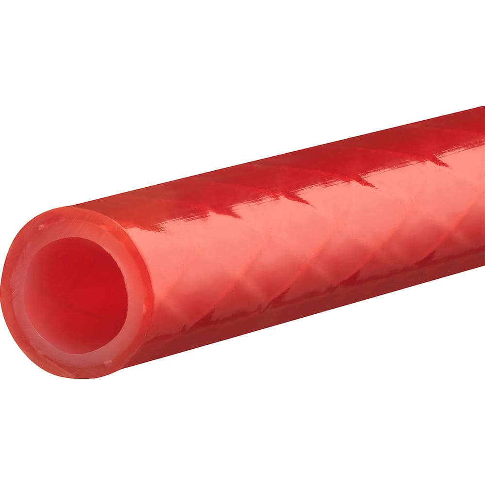 Nylon Tube: 1/4″ ID, 3/8″ OD, 50' Long 500 Max psi, Red