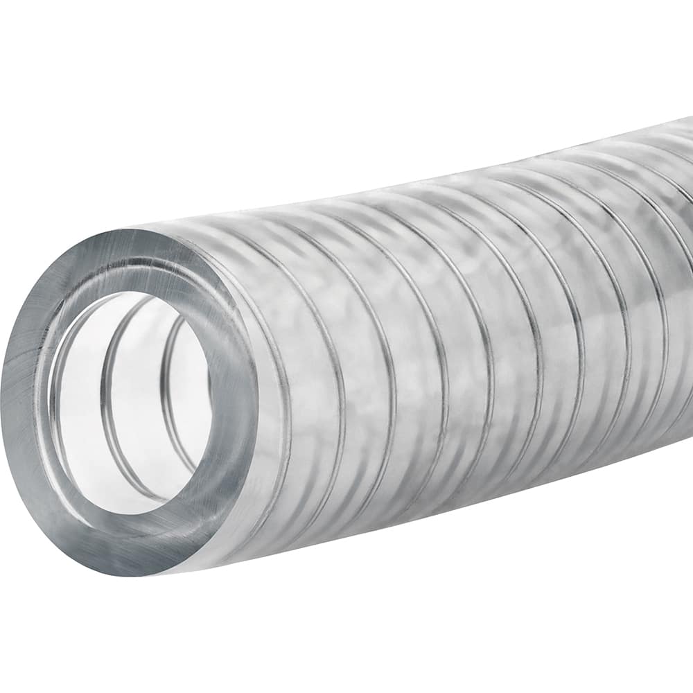 PVC Tube: 5/16″ ID, 9/16″ OD, 10' Long 100 Max psi, Clear