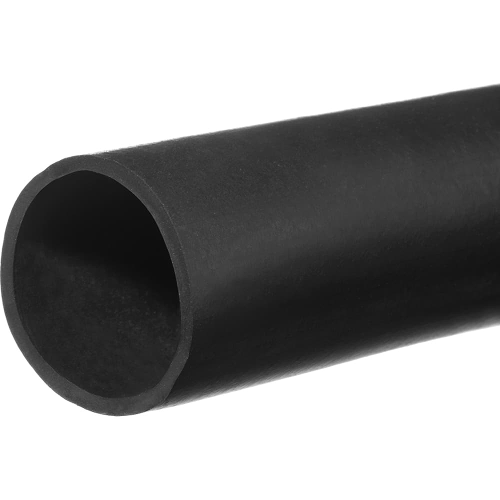 Buna-N Tube: 1/2″ ID, 5/8″ OD, Standard Roll 50' 25 Max psi, Black