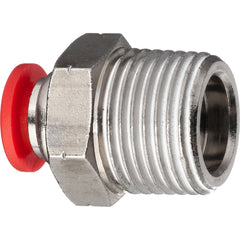 Push-To-Connect Tube Fitting: Male Straight, 3/8″ OD Polybutylene, 350 psi