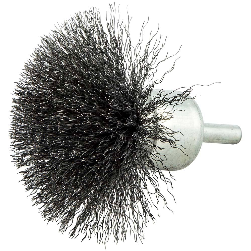 Norton - End Brushes Brush Diameter (Inch): 3 Fill Material: Carbon Steel - Exact Industrial Supply
