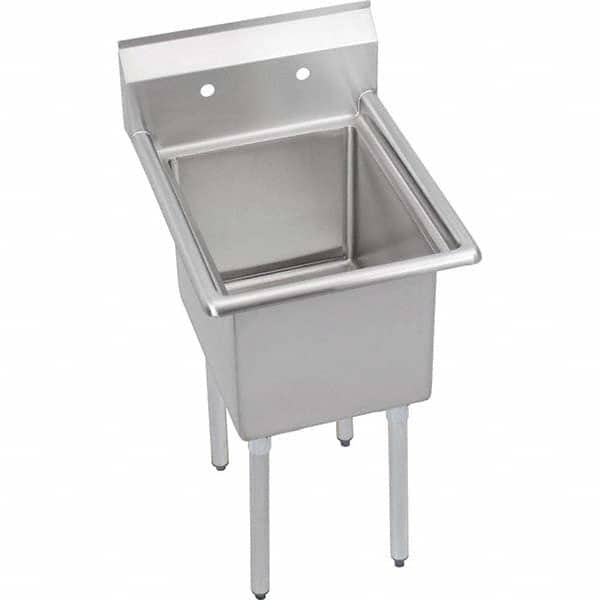 ELKAY - Stainless Steel Sinks Type: Scullery Sink Outside Length: 23 (Inch) - Exact Industrial Supply