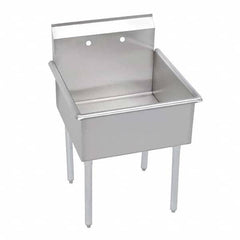 ELKAY - Stainless Steel Sinks Type: Scullery Sink Outside Length: 21 (Inch) - Exact Industrial Supply