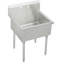 ELKAY - Stainless Steel Sinks Type: Scullery Sink Outside Length: 39 (Inch) - Exact Industrial Supply