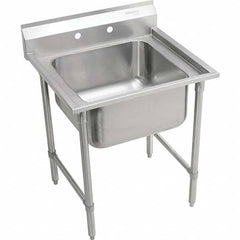 ELKAY - Stainless Steel Sinks Type: Scullery Sink Outside Length: 27 (Inch) - Exact Industrial Supply