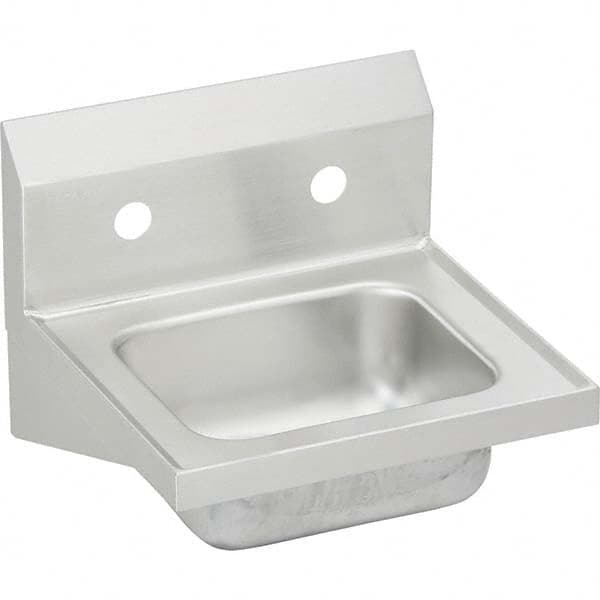 ELKAY - Stainless Steel Sinks Type: Hand Sink Outside Length: 16-3/4 (Inch) - Exact Industrial Supply