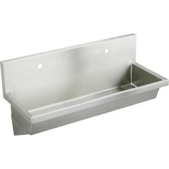 ELKAY - Stainless Steel Sinks Type: Multiple Wash-Station Outside Length: 48 (Inch) - Exact Industrial Supply