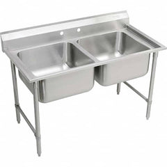 ELKAY - Stainless Steel Sinks Type: Scullery Sink Outside Length: 47-1/4 (Inch) - Exact Industrial Supply