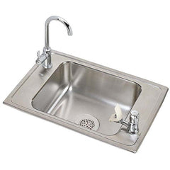 ELKAY - Stainless Steel Sinks Type: Drop In Sink Outside Length: 25 (Inch) - Exact Industrial Supply