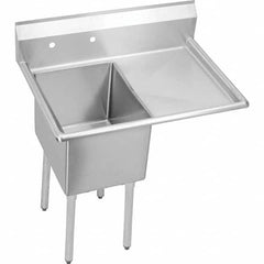 ELKAY - Stainless Steel Sinks Type: Scullery Sink Outside Length: 50-1/2 (Inch) - Exact Industrial Supply