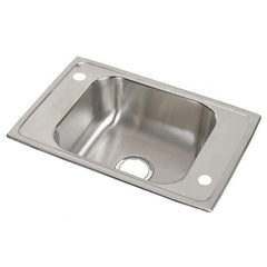 ELKAY - Stainless Steel Sinks Type: Drop In Sink Outside Length: 25 (Inch) - Exact Industrial Supply