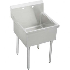 ELKAY - Stainless Steel Sinks Type: Scullery Sink Outside Length: 33 (Inch) - Exact Industrial Supply