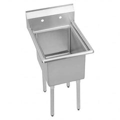 ELKAY - Stainless Steel Sinks Type: Scullery Sink Outside Length: 23 (Inch) - Exact Industrial Supply