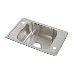 ELKAY - Stainless Steel Sinks Type: Drop In Sink Outside Length: 25 (Inch) - Exact Industrial Supply