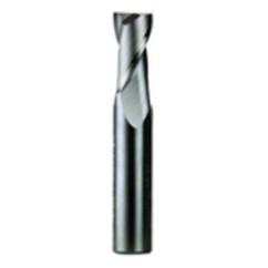 1/2 Dia. x 3 Overall Length 2-Flute Square End Solid Carbide SE End Mill-Round Shank-Center Cut-AlTiN - Exact Industrial Supply
