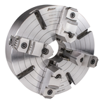 4-Jaw(2Pc) Independent Forged Steel Body Chuck 20" D-11, 4.92" Hole, - Exact Industrial Supply
